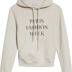 Balenciaga Paris fashion week hoodie.